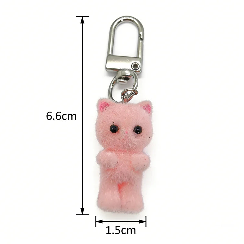 Fluffy Kitten Bag Charm