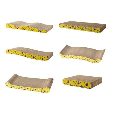 Curved Cardboard Cat Scratcher Lounger
