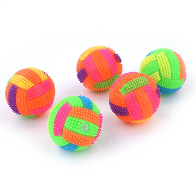 Light-Up Squeaky Ball for Dogs