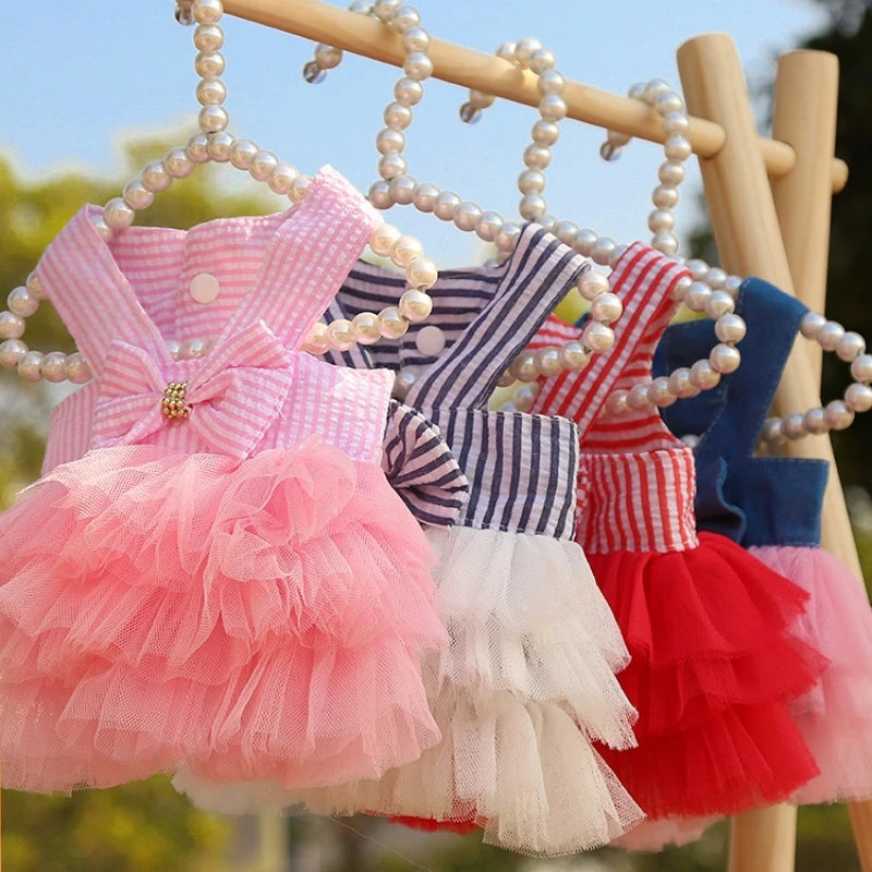 Lace Princess Dress for Small Dogs and Cats