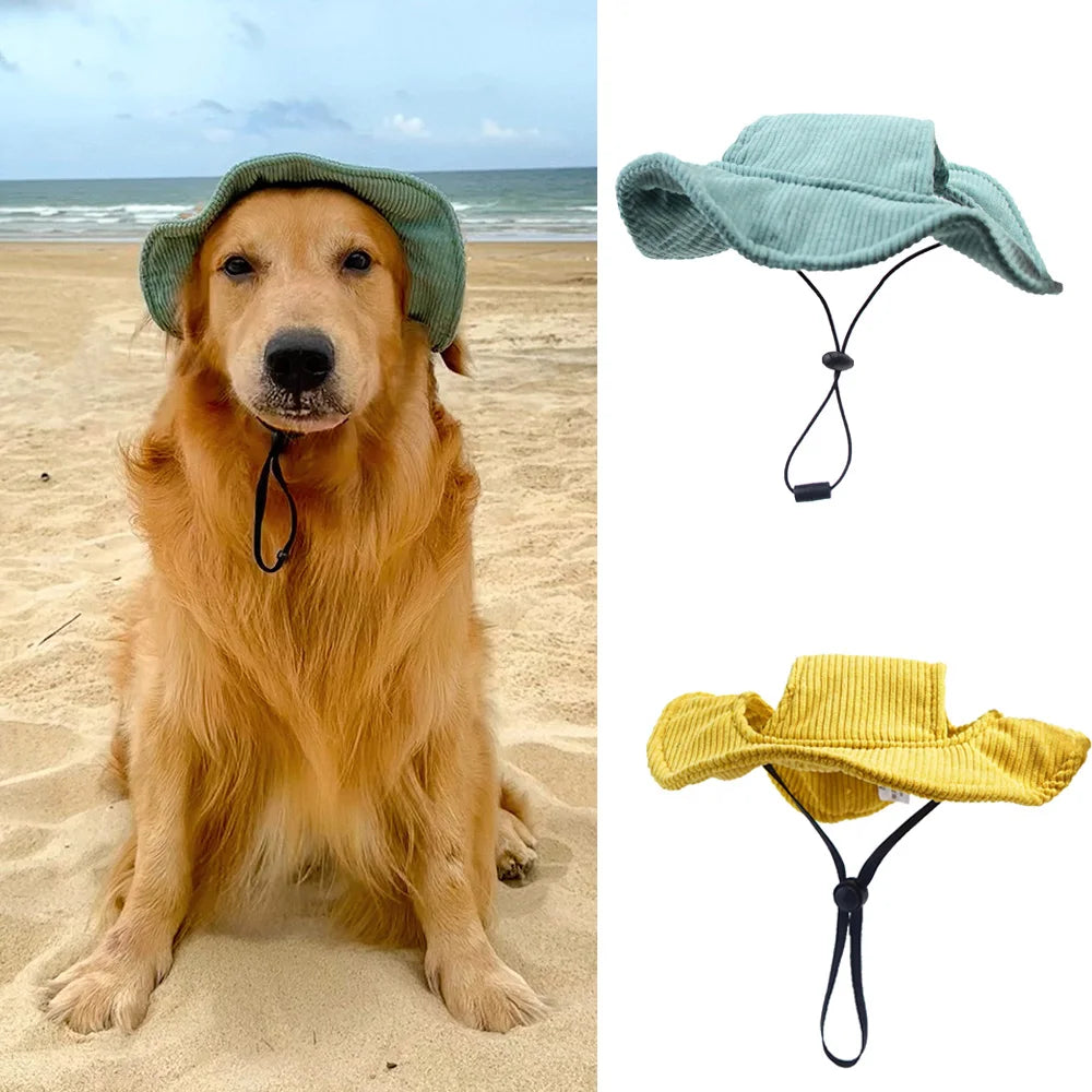 Dog Sun Hat with Chin Strap