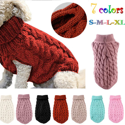 Cable Knit Jumper for Small Dogs
