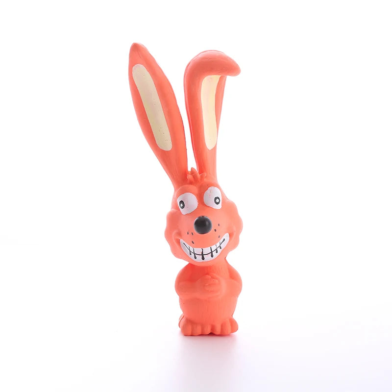 Latex Rabbit Squeaky Toy