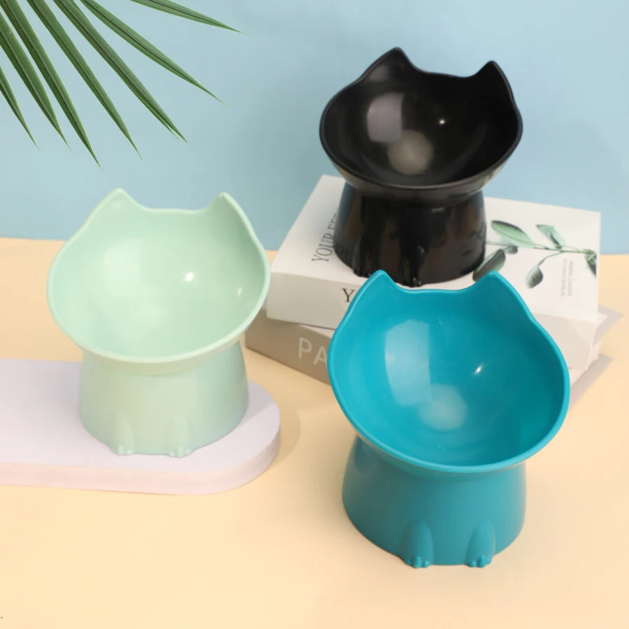 Raised Tilted Cat Bowl