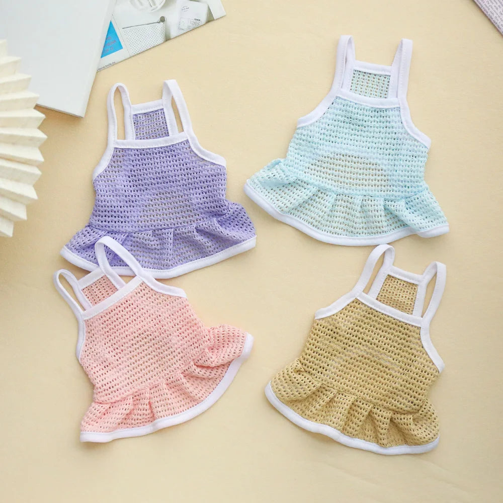 Mesh Summer Dress for Small Dogs and Cats