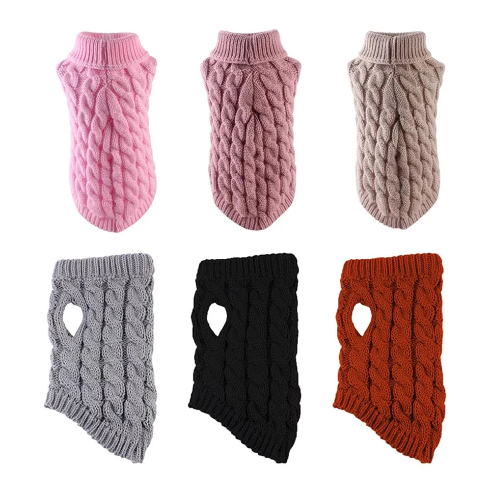 Cable Knit Jumper for Small Dogs