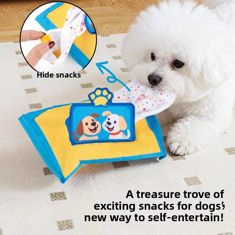 Snuffle Tissue Box Dog Toy