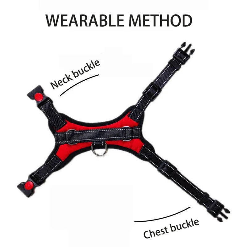 Quick-Release Padded Dog Harness Vest