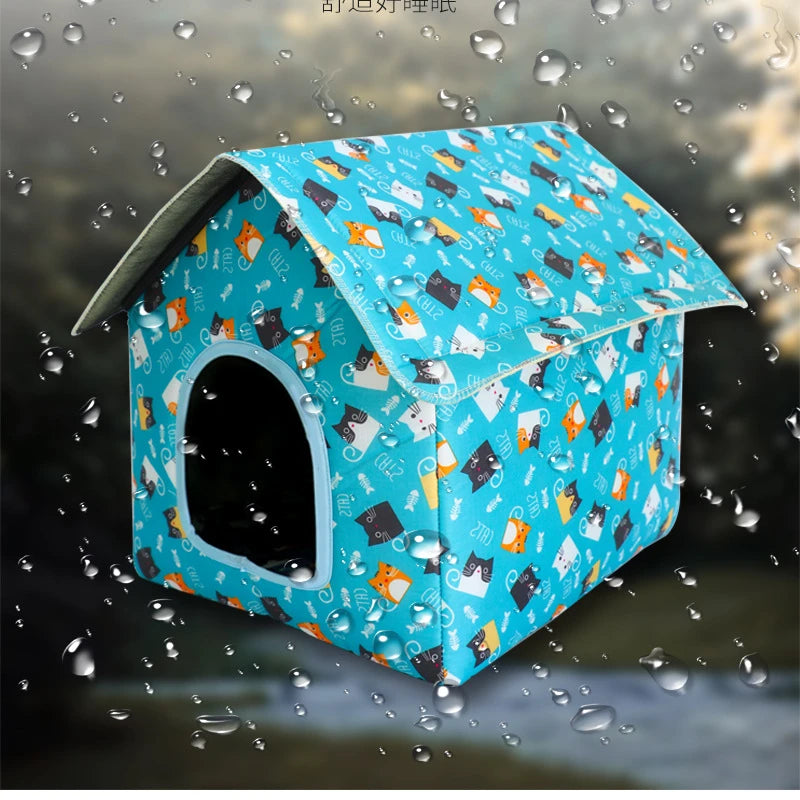 Foldable Printed Pet House