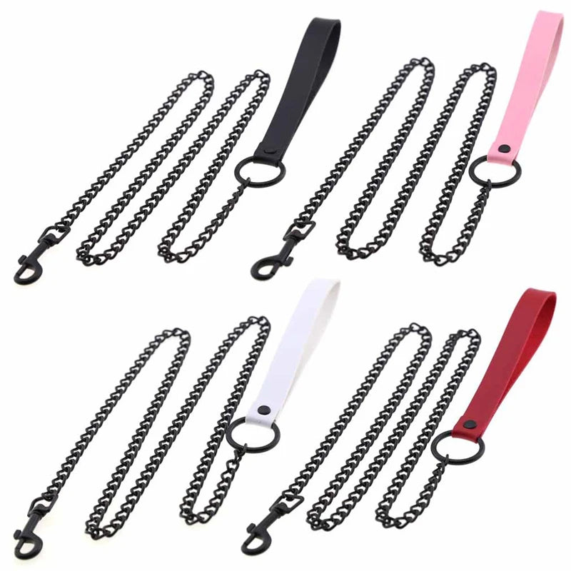 Chew-Proof Chain Dog Lead with Padded Handle