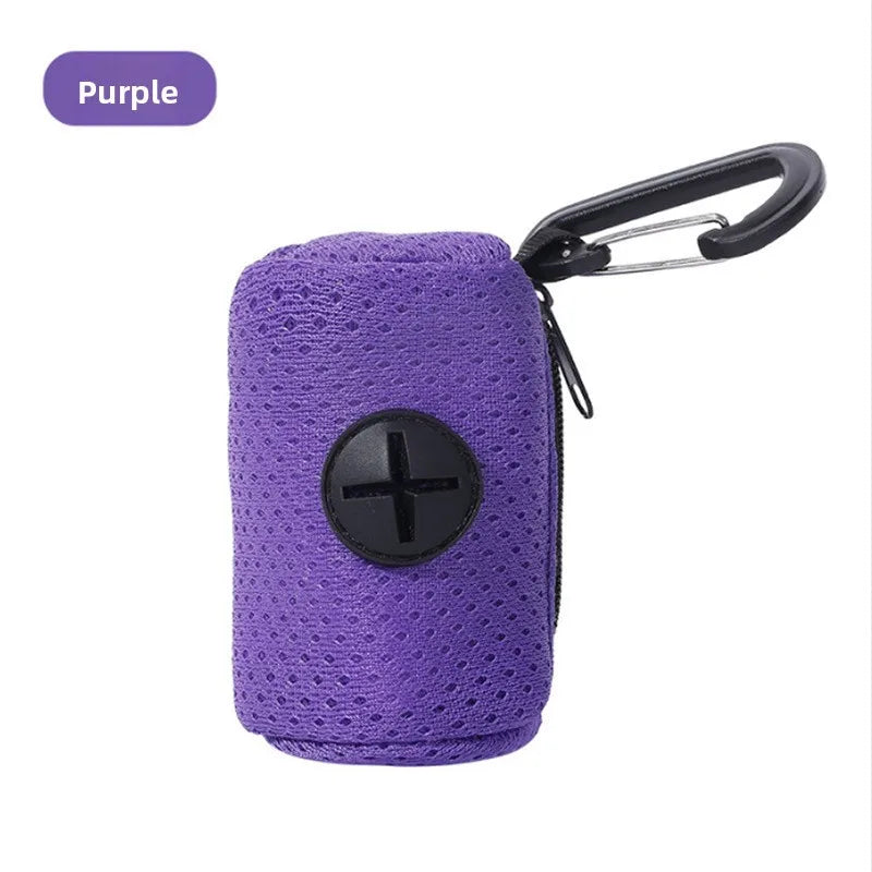 Clip-On Poop Bag Holder - Purple