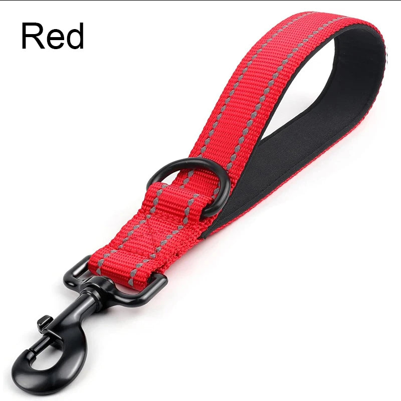 Short Traffic Lead for Dogs - Red / S