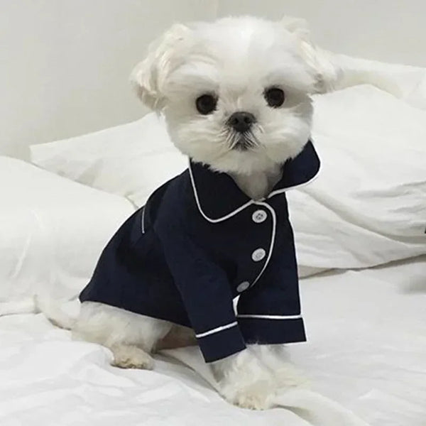 Button-Front Pyjamas for Small Dogs