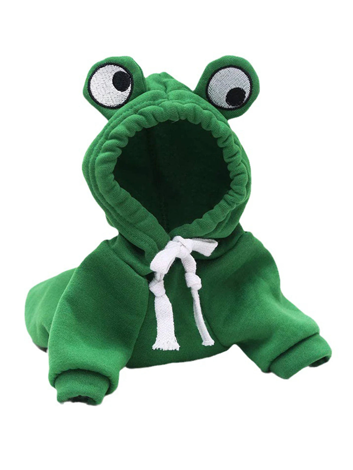 Green Frog Hoodie for Small Dogs