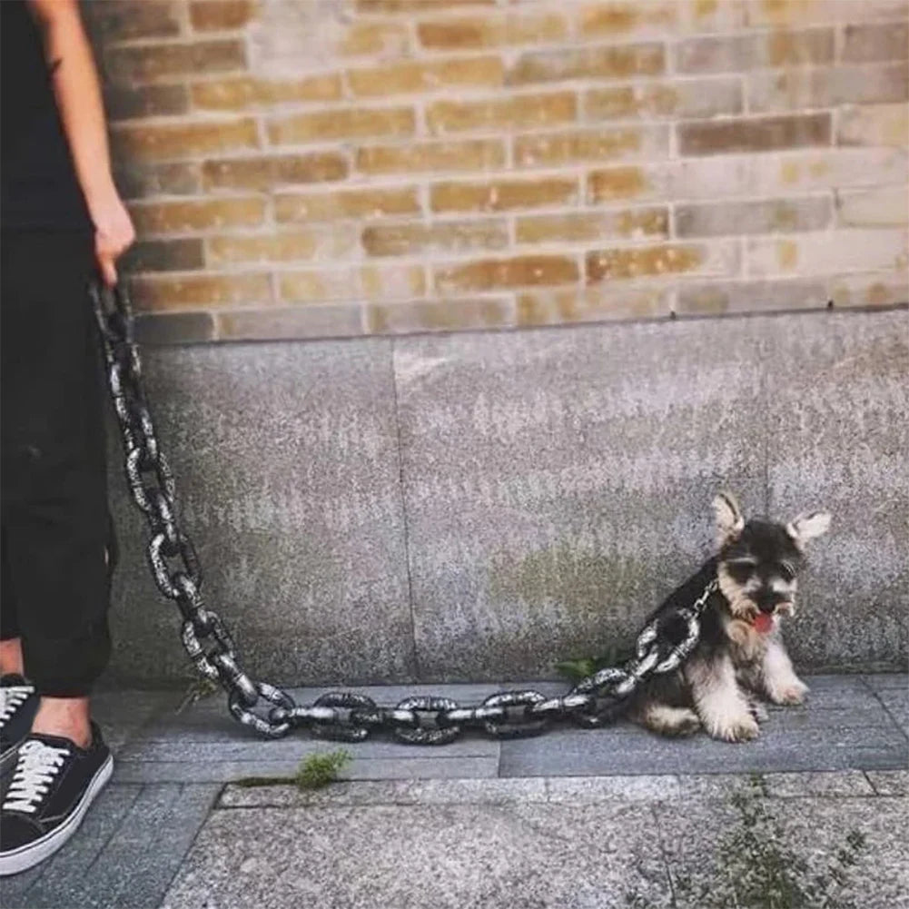 Novelty Chain-Look Dog Lead, 1.5 m