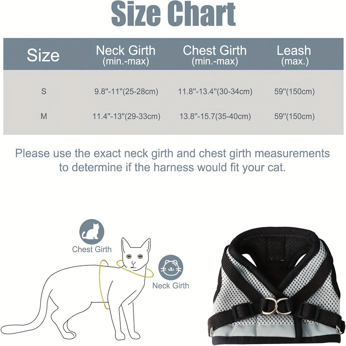 Cat Harness with Retractable Lead