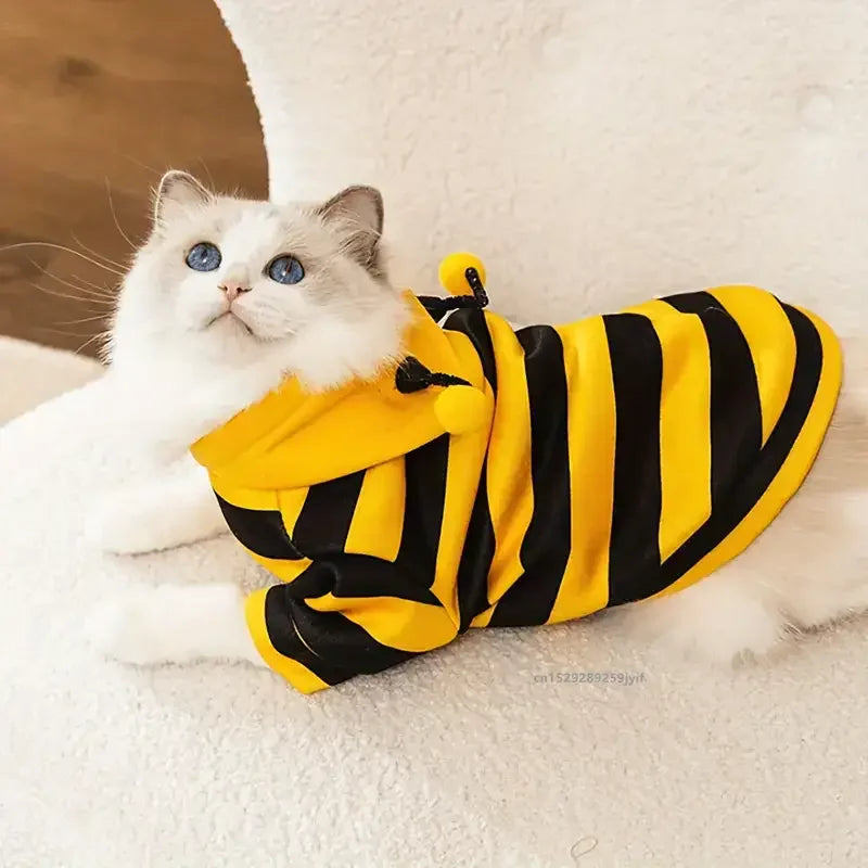 Bumblebee Costume Hoodie for Dogs and Cats