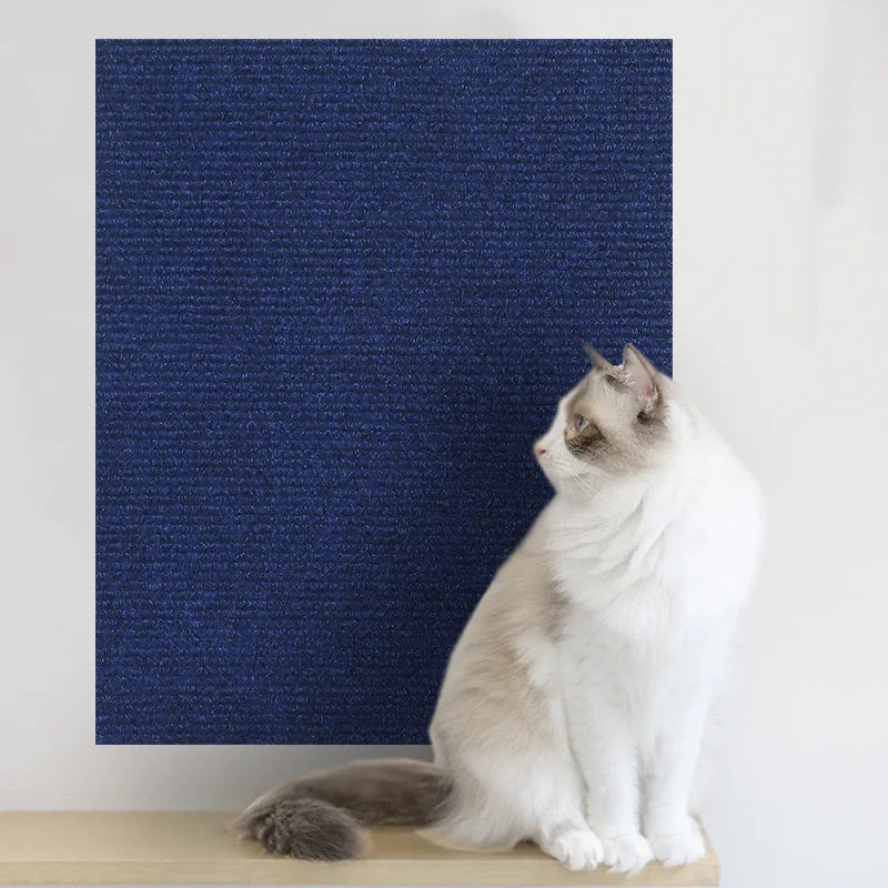 Self-adhesive cat scratching mat - Dark Blue