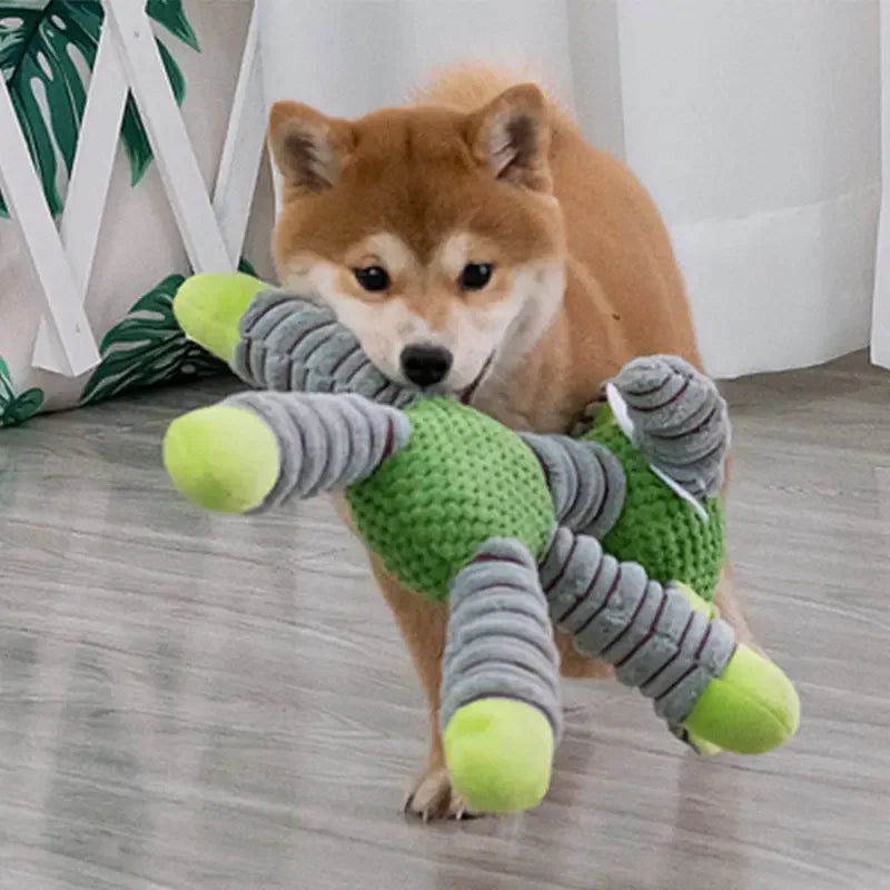 Large Squeaky Plush Animal Dog Toy