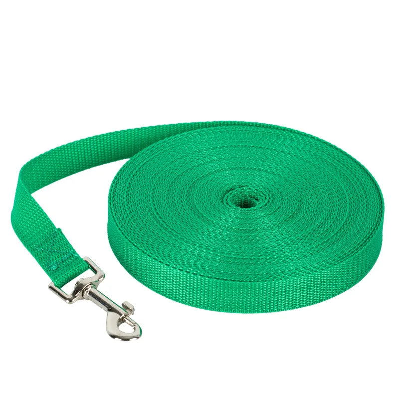 Long Training Dog Lead, 1.5 to 30 m - Green / 1.5 m(5ft)