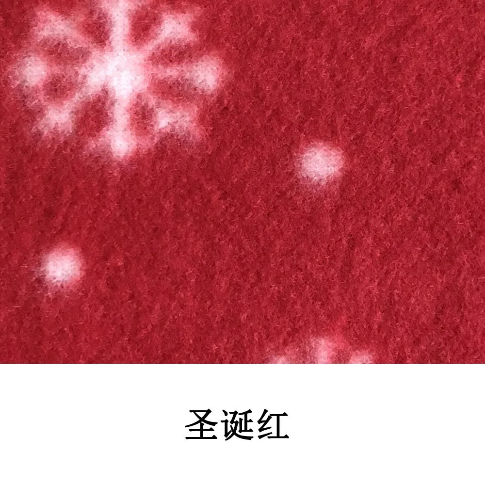 Soft Fleece Pet Blanket - Snowflake Red / 60 x 70 cm