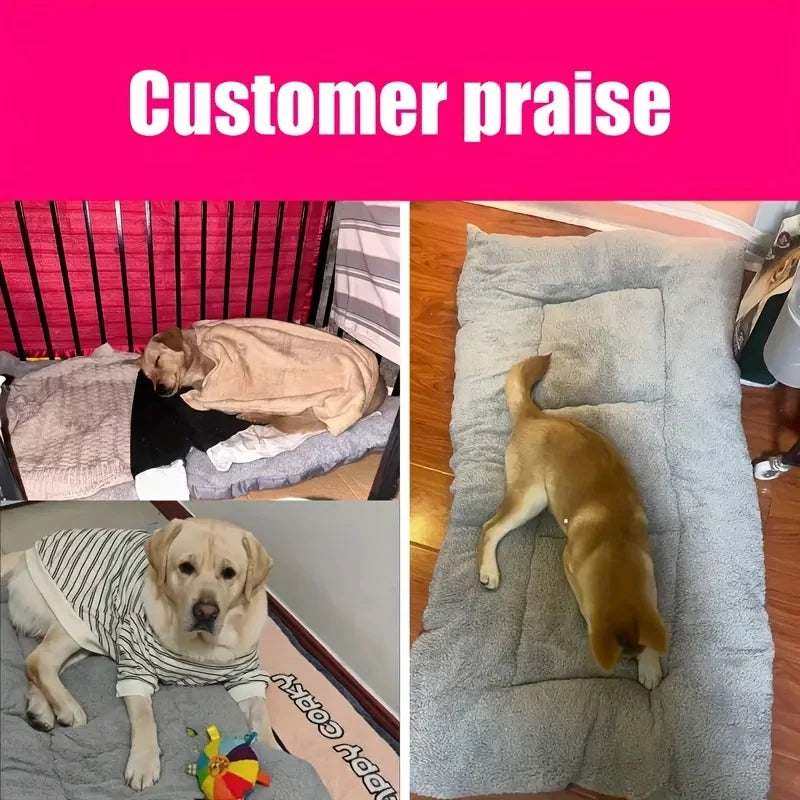 Plush Crate Mat Dog Bed