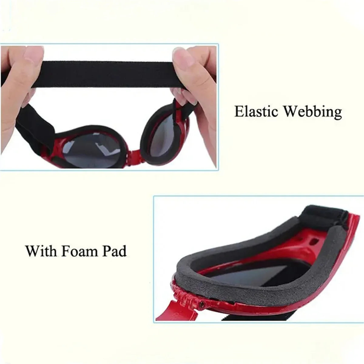 Foldable Retro Sunglasses for Dogs
