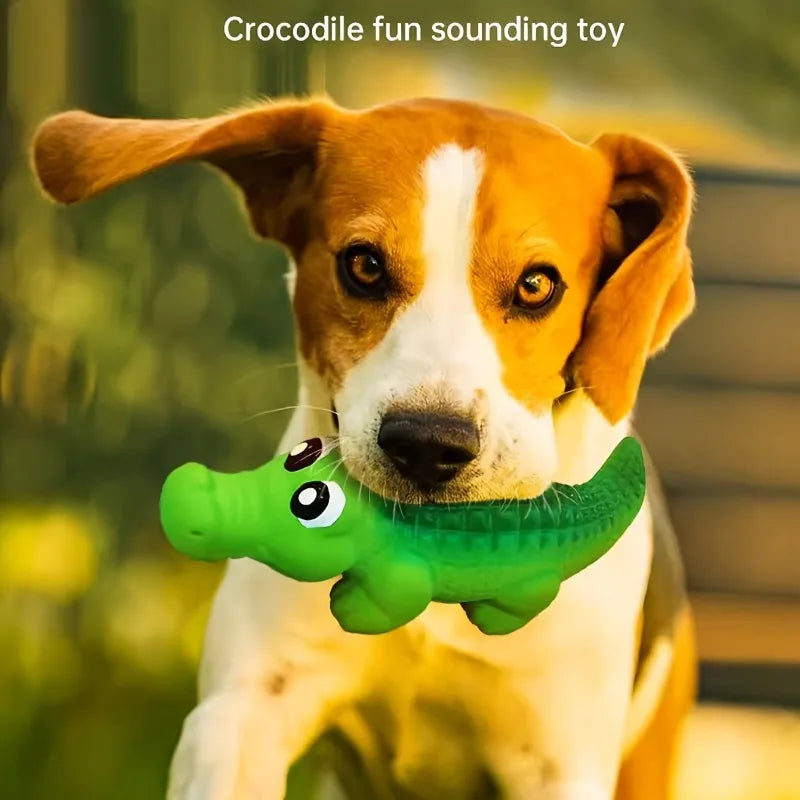 Latex Crocodile Squeaky Toy