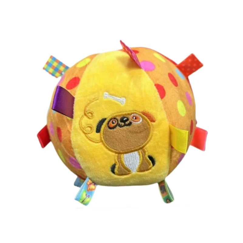 Ribbon Plush Squeaky Ball