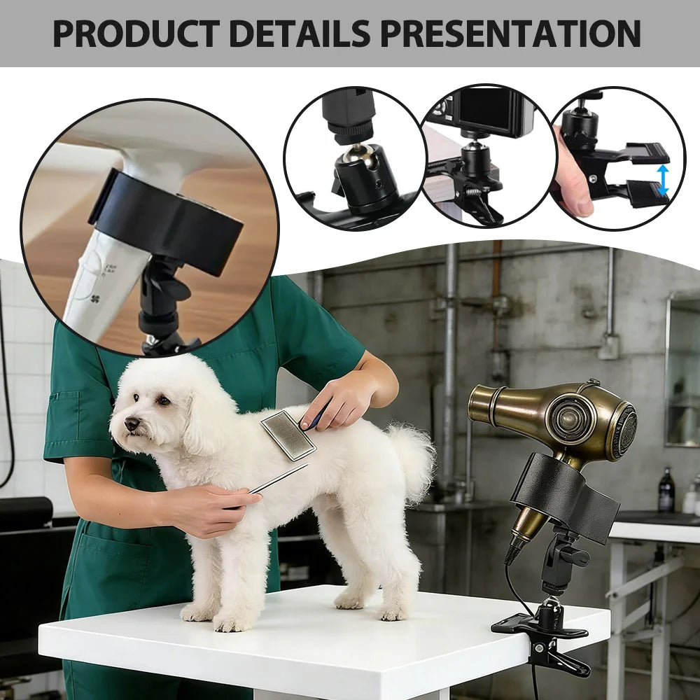 Hands-Free Hair Dryer Holder