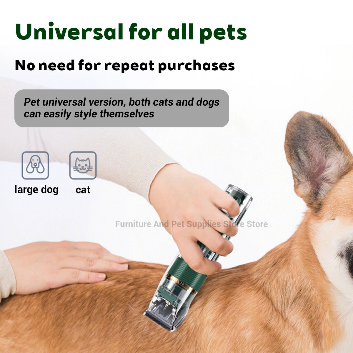 Rechargeable Pet Hair Clipper