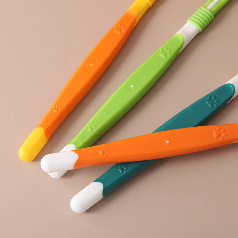 Three-Sided Dog Toothbrush