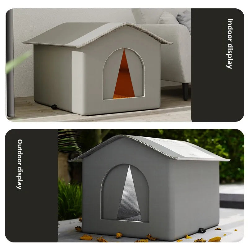 Insulated Outdoor Cat House