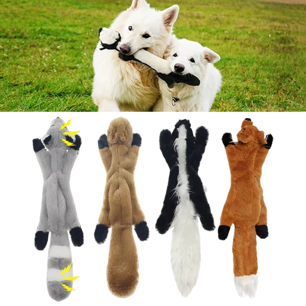 No-Stuffing Squeaky Plush Animal, 45 cm