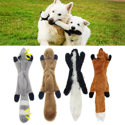 No-Stuffing Squeaky Plush Animal, 45 cm