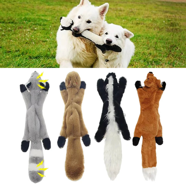 No-Stuffing Squeaky Plush Animal, 45 cm