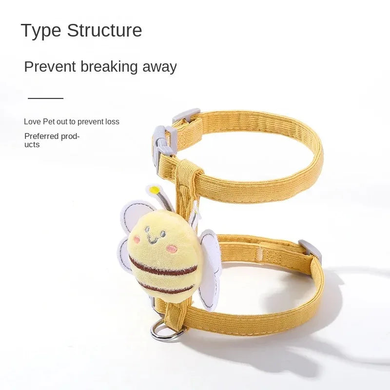 Bee Harness and Lead Set for Cats