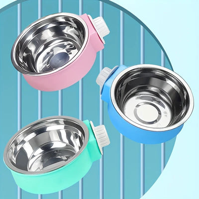 Hanging Stainless Steel Crate Bowl
