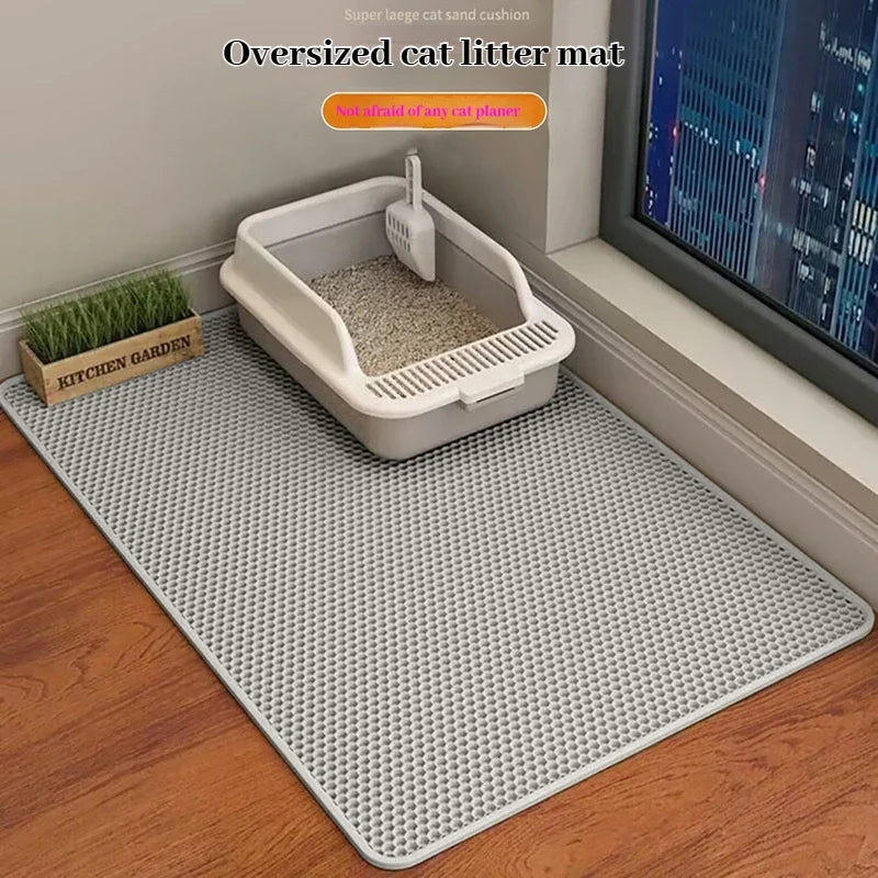 Double-Layer Cat Litter Mat, 30 x 30 cm