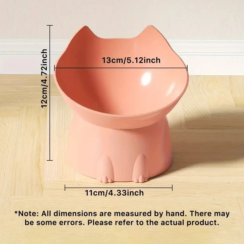 Raised Tilted Cat Bowl