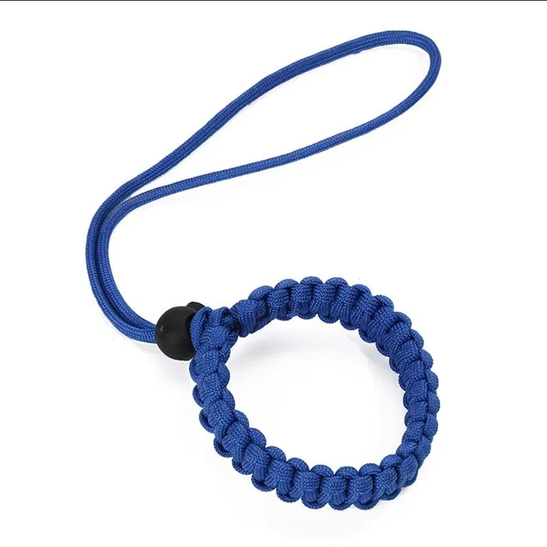 Hands-Free Wrist Strap for Leads - Blue