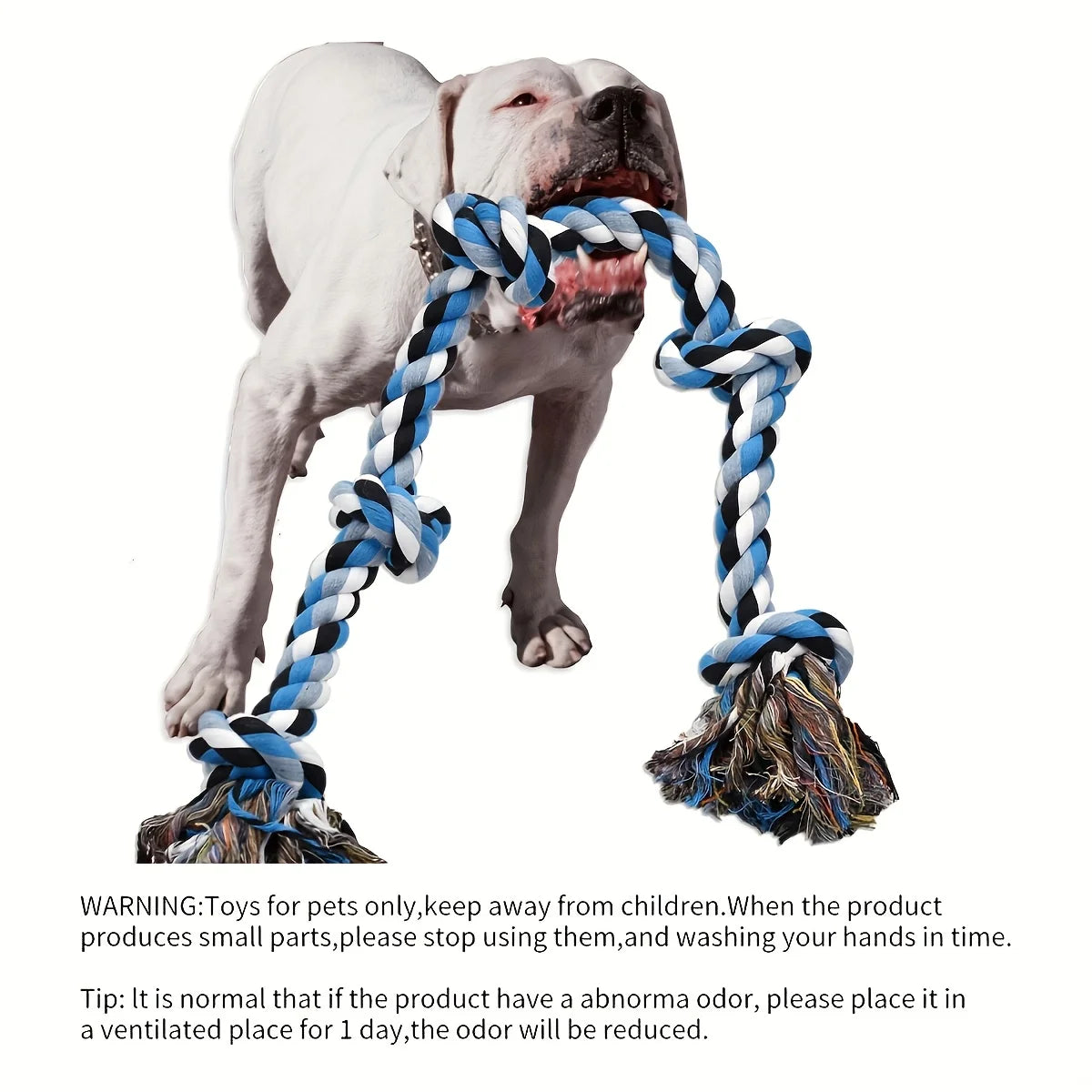 Extra-Long Heavy-Duty Rope Dog Toy