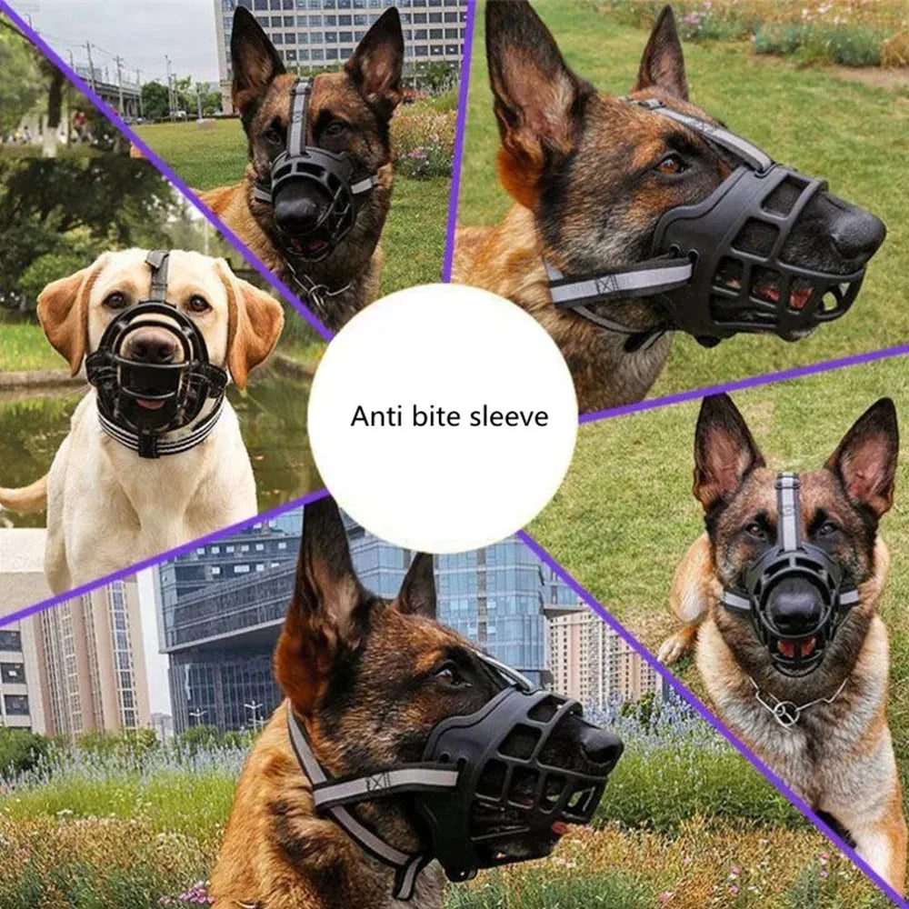 Breathable Basket Muzzle for Dogs