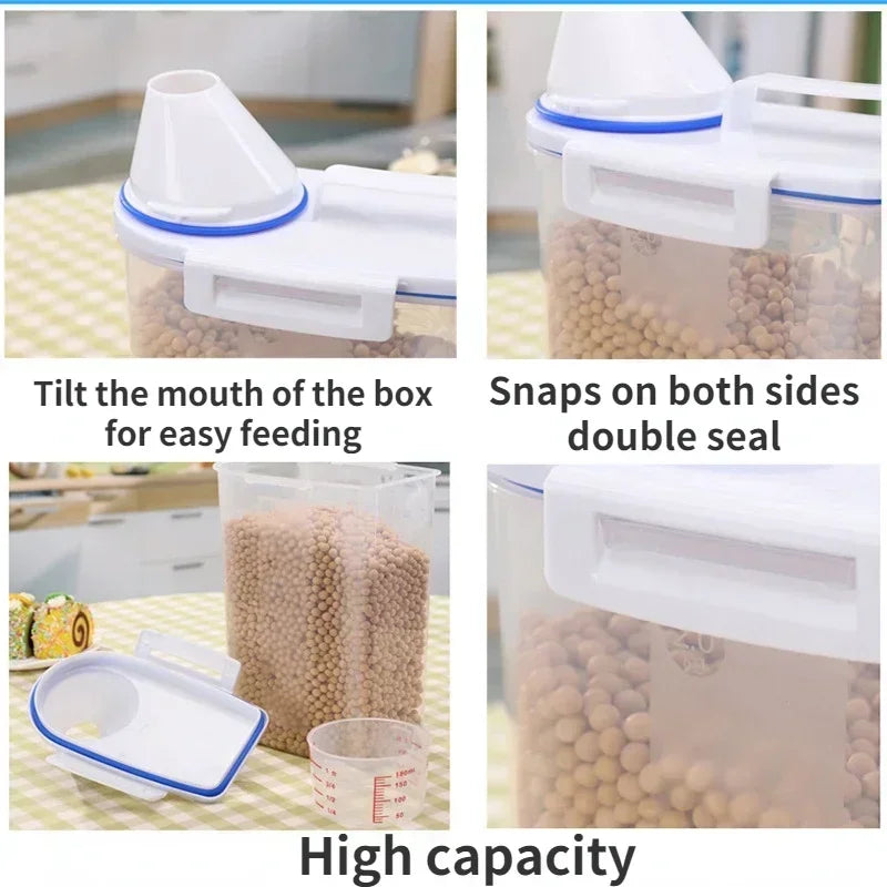 Airtight Pet Food Storage Container with Scoop