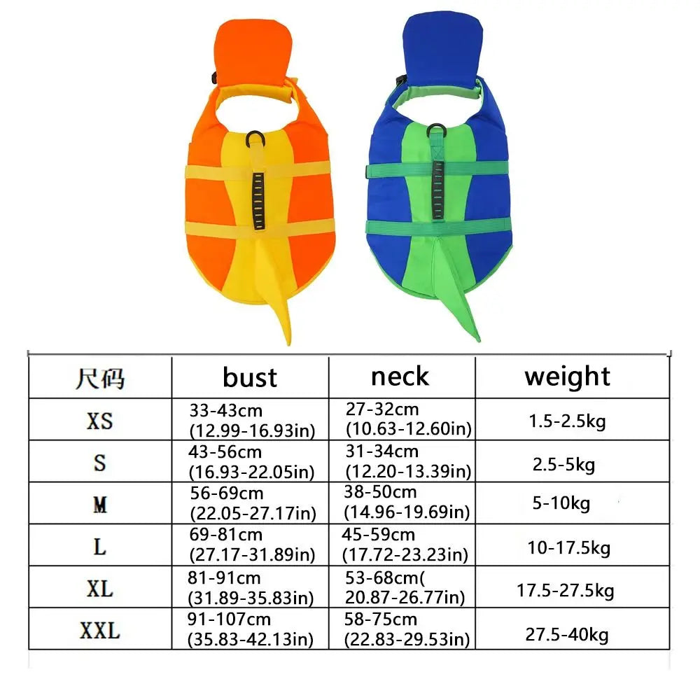 Shark Fin Dog Life Jacket
