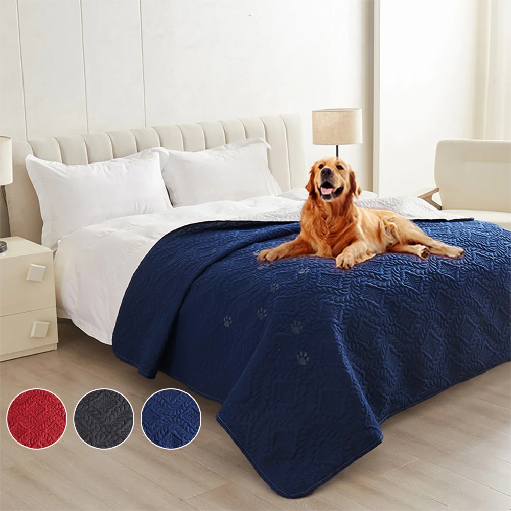 Waterproof Bed and Sofa Cover - Dark Blue / 102 x 127 cm