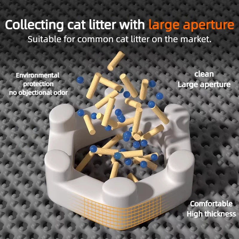 Large Double-Layer Cat Litter Mat
