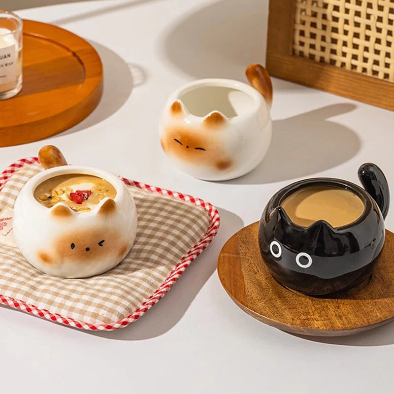 Kitten Face Coffee Cup (210ml)
