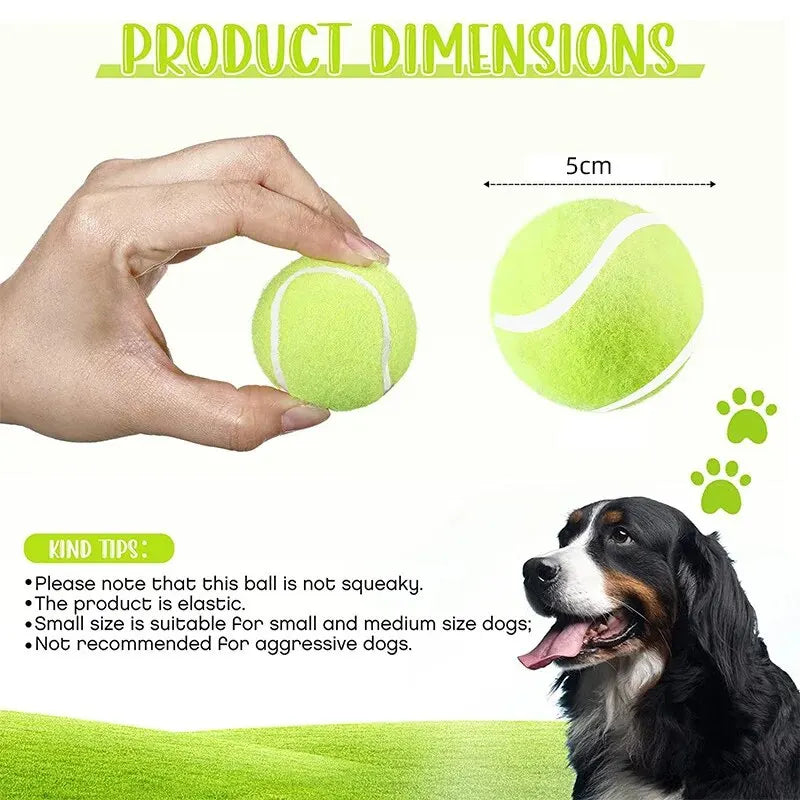 Mini Tennis Balls for Dogs, 5 cm