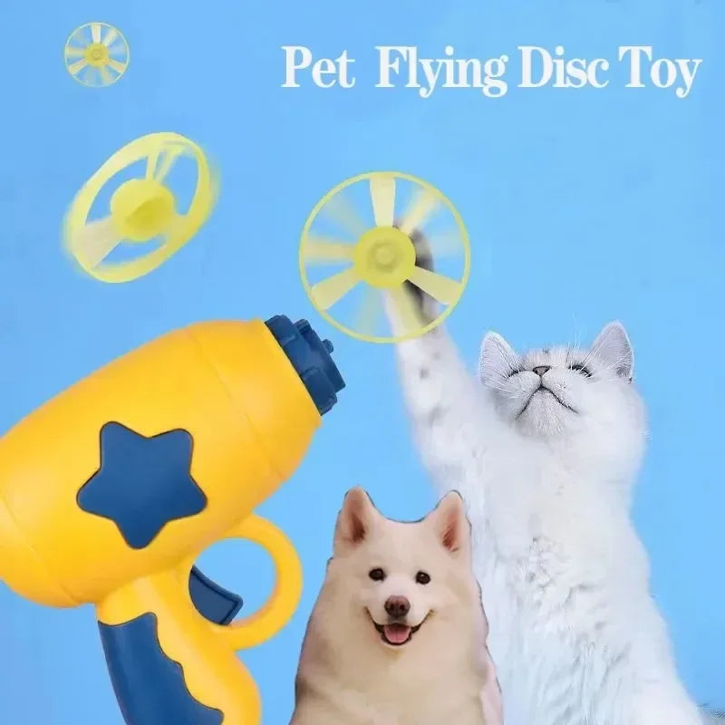 Flying Propeller Launcher Cat Toy